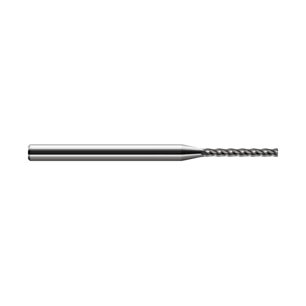 Miniature End Mill - Corner Radius - Long Flute